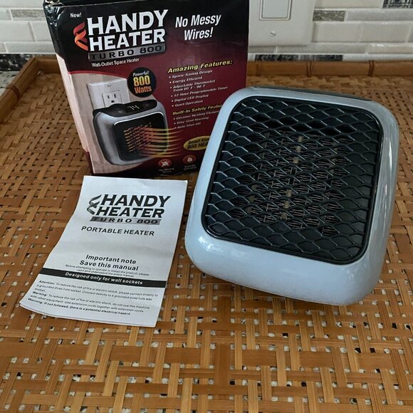 BRAND NEW Handy Heater Turbo 800 Wall-Outlet Space Heater - 800W - Picture 6 of 6